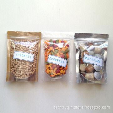 Zipper bag for food, suitable for promotions, recyclable material, classic design, long shelf time